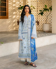 Roheenaz Mahnoor Lawn'25 - Chikan Embroidered Front