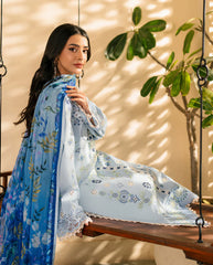 Organza Border Sleeves - Roheenaz Lawn'25