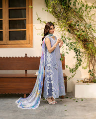 Hand-Embroidered Organza Border - Luxury Lawn'25
