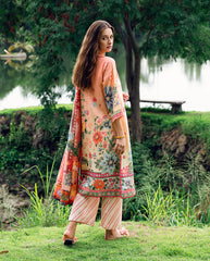 Lightweight printed chiffon dupatta of Petal Glaze by Roheenaz