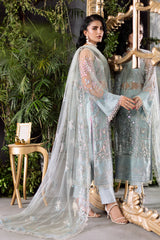 Intricate Side Look Of Embroidery - Stella Net Dress