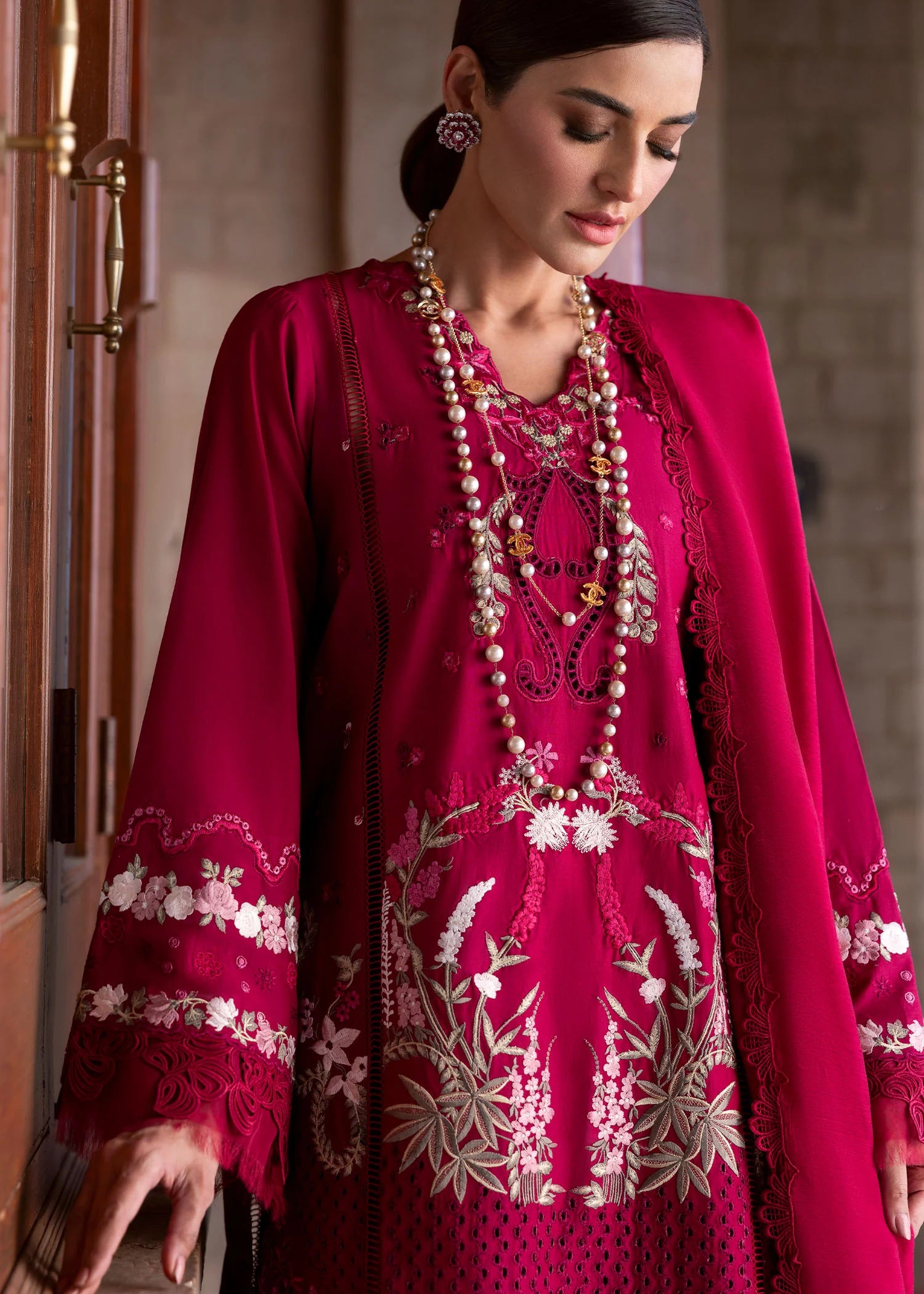 Solid dyed lawn of Saira Shakira FAYE 7-B
