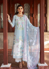 Embroidered lawn center panel of Saira Shakira LOTUS REVERIE 4-B
