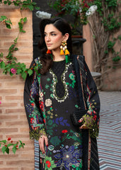 Hand-Embroidered Organza Sleeve Border - Sardinia Lawn