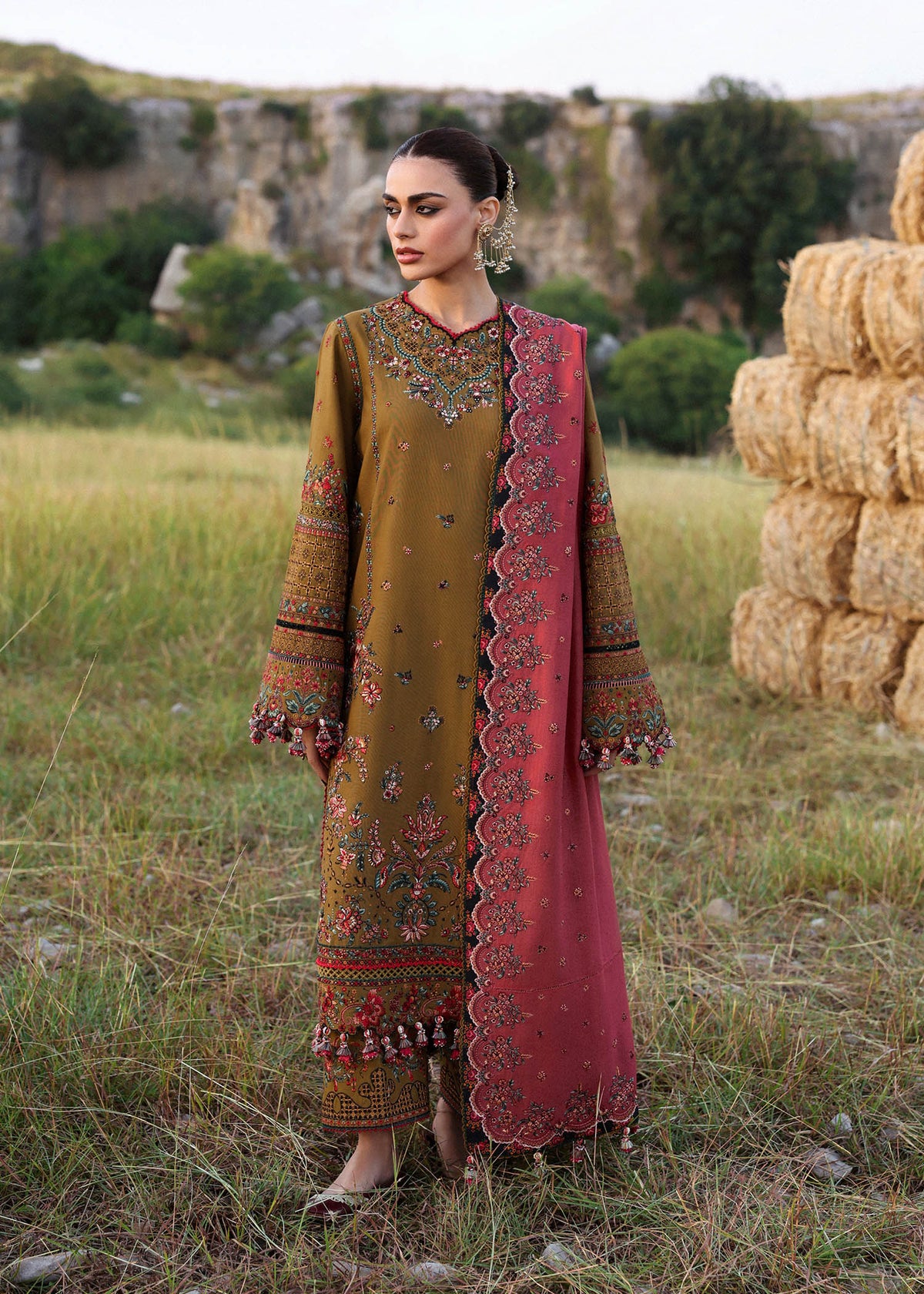 Hussain rehar khaddar  Unstitched 25 | Gitiara