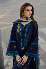 CHARIZMA POSHIMA psw5-15 WINTER | 3-pc Unstitched Embroidered Dyed Leather Shirt