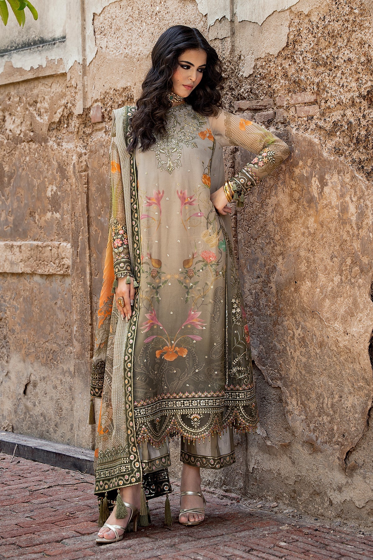 Charizma VASAL VOL- 01 2026 | 3-PC Unstitched Embroidered Chiffon Collection VSLW6-07