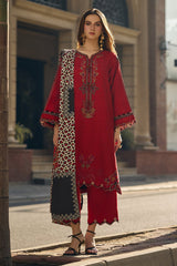CHARIZMA POSHIMA psw5-14 WINTER | 3-pc Unstitched Embroidered Dyed Leather Shirt PSW5-20