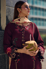 CHARIZMA POSHIMA psw5-10 WINTER | 3-pc Unstitched Embroidered Dyed Leather Shirt PSW5-20