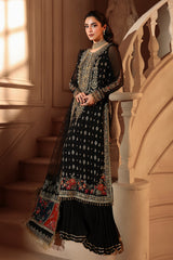 Charizma DASTAN-E-JASHAN - VOL 1 2026 | 3-PC Unstitched Embroidered Luxury Chiffon DJW6-04