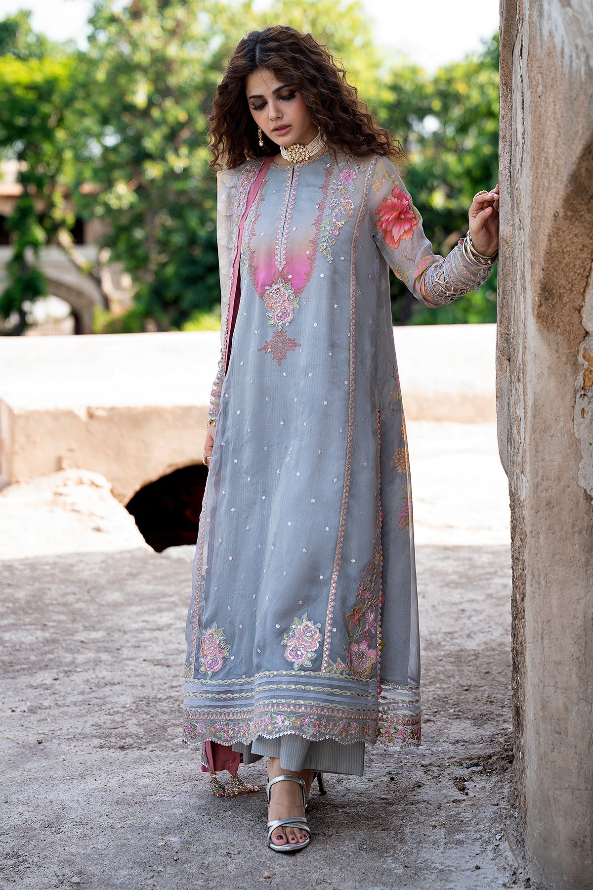 Charizma VASAL VOL- 01 2026 | 3-PC Unstitched Embroidered Chiffon Collection VSLW6-03