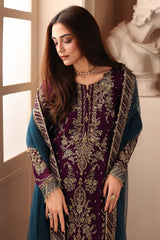 Charizma DASTAN-E-JASHAN - VOL 1 2026 | 3-PC Unstitched Embroidered Luxury Chiffon DJW6-01