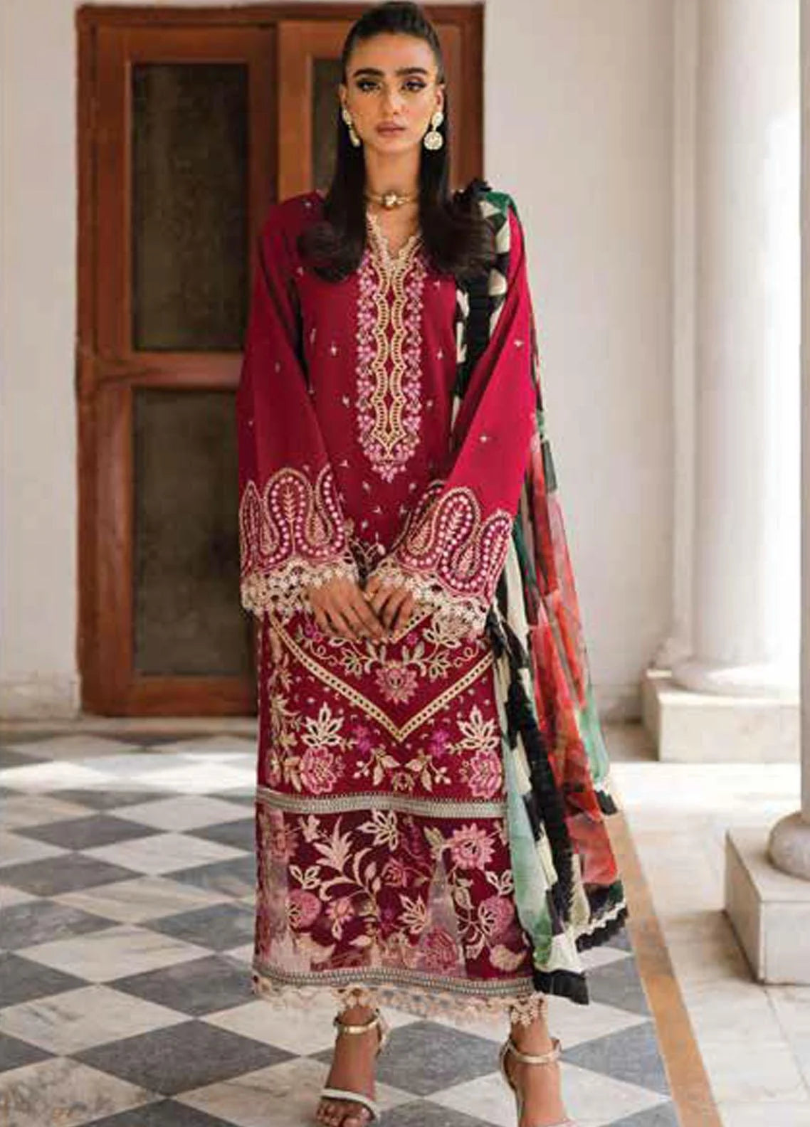 Wisteria Embroidered Lawn Collection '23 By Roheenaz Gohar