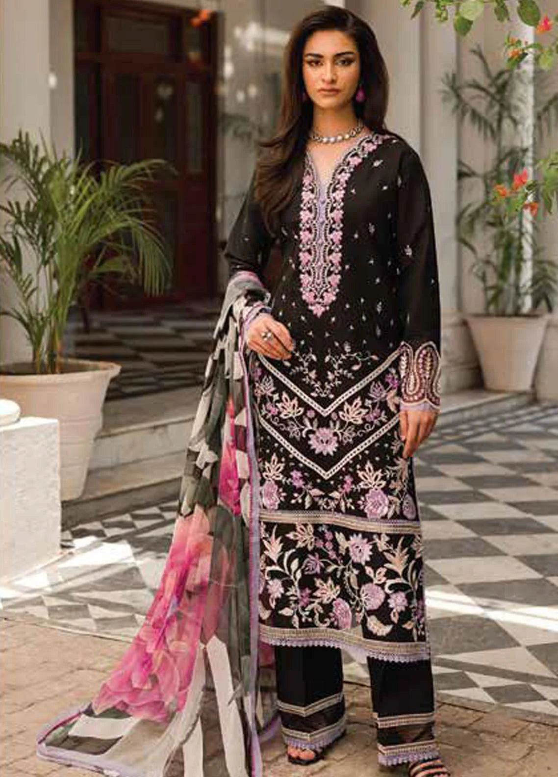 Wisteria Embroidered Lawn Collection '23 By Roheenaz Hayat
