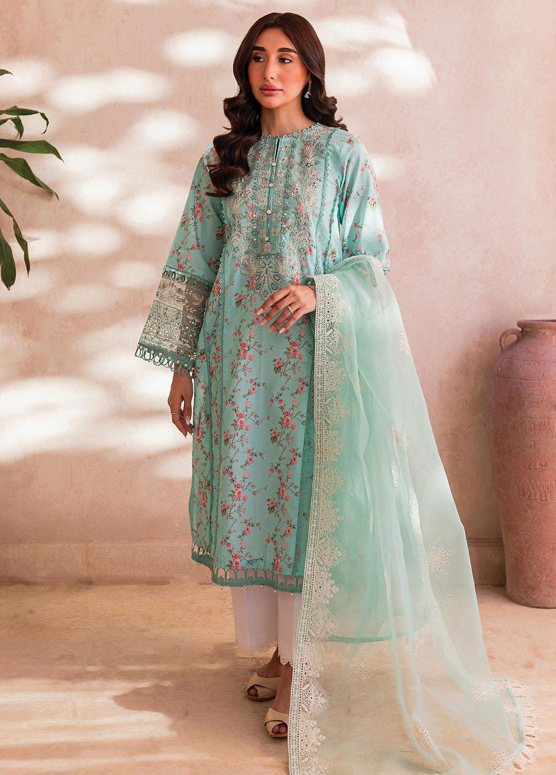 Summer Soiree Lawn Vol 2 Collection '23 By Xenia Formals D-03 Fallow