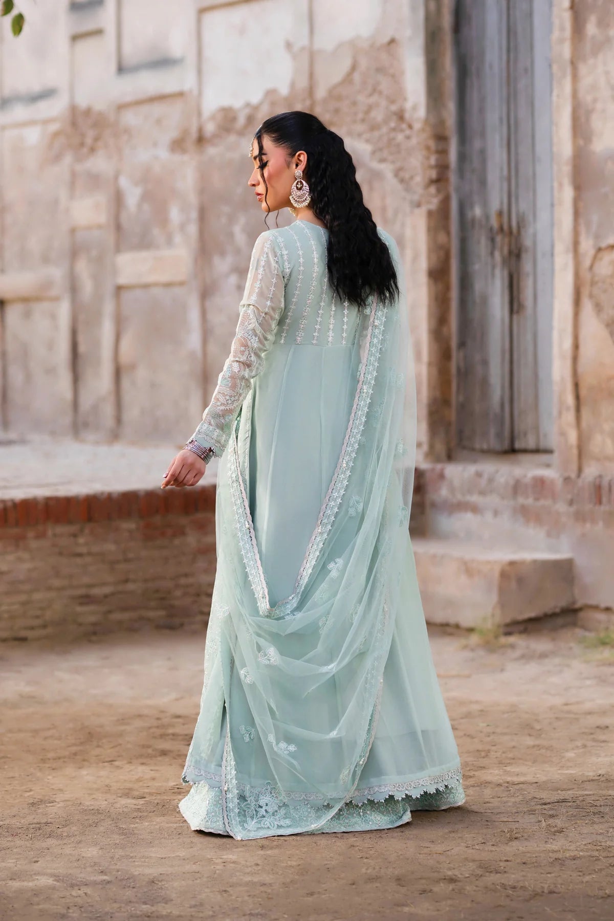 Elegant Back Detailing on Xenia NOUSHA Formal Dress