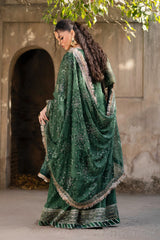 Xenia Shafaq Dress - Printed Chiffon Back Detail