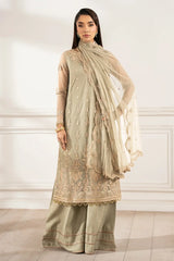Embroidered net dupatta included in Z-01 LEILA