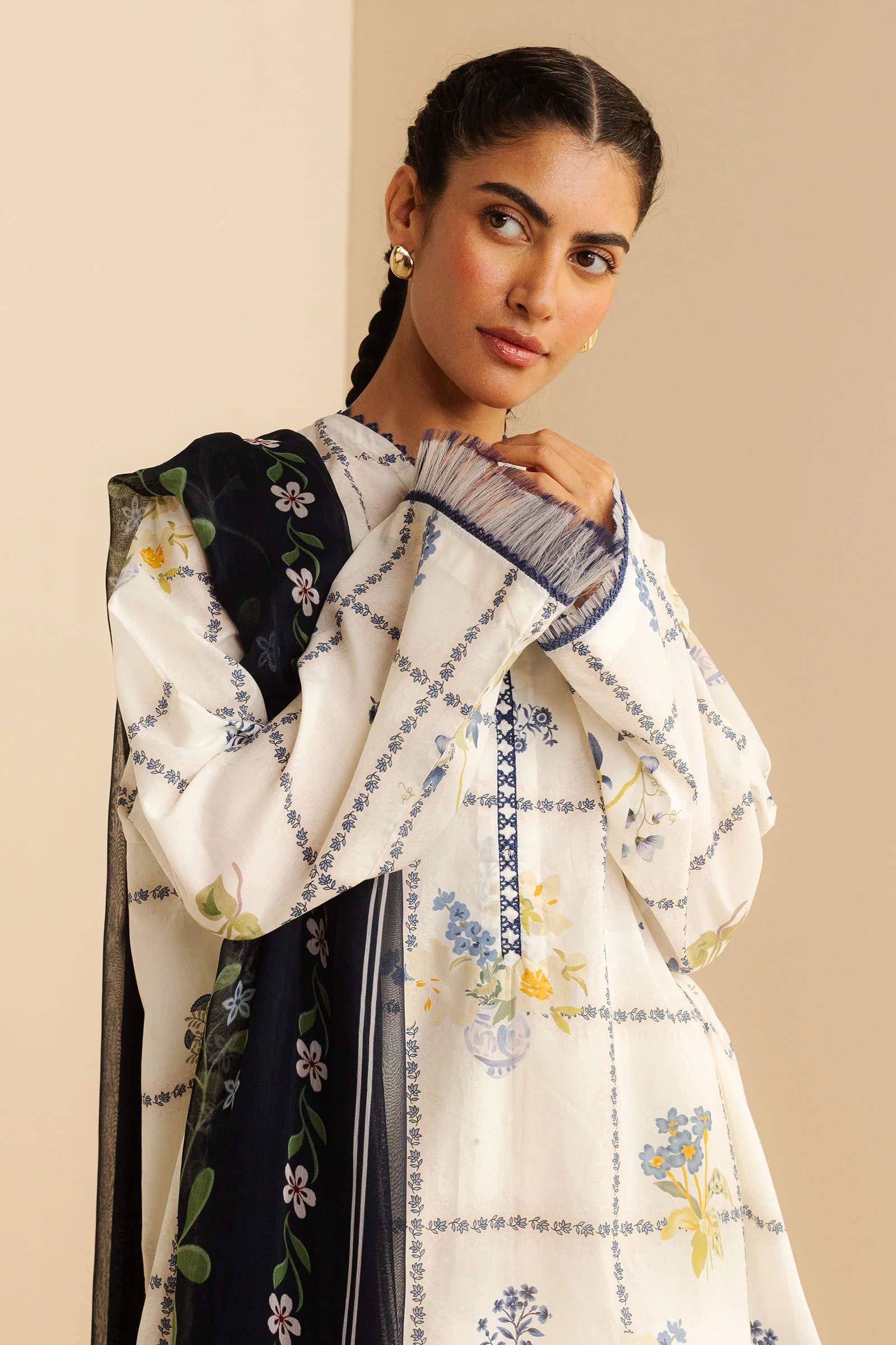 Zara Shahjahan Luna-10A Worn as Formal Office Wear