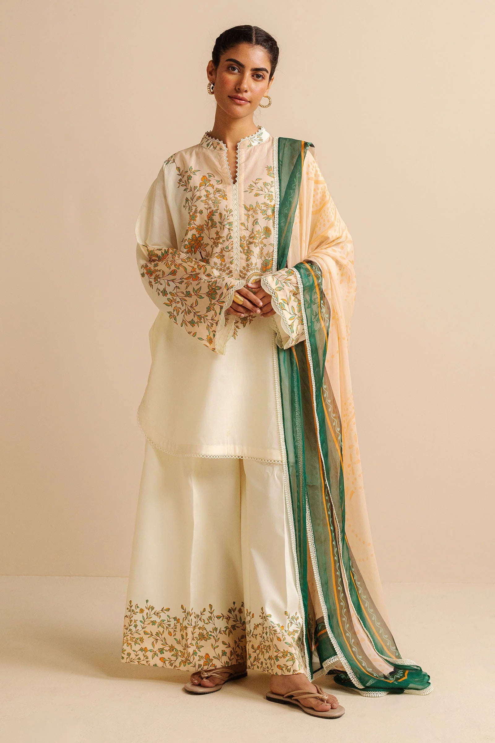 Zara Shahjahan Nisa-4A 3-Piece Set | COCO Prints '25 Collection