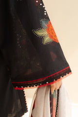 Detailed sleeve print of Zara Shahjahan Nyra-5A