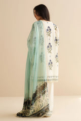 Back design of Raya-2B printed lawn shirt