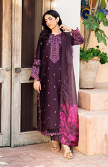Dyed cotton trouser paired with Zarif 04 FAHA outfit