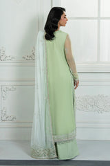 Intricate Sequin Embroidery on Back - Zarif Yasmin Formal Suit