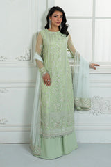 Zarif ZRI-04 Yasmin: Sequin Embroidered Net Front 