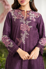 Tonal Embroidery Detail on Iznik Lawn Shirt – Festive Collection