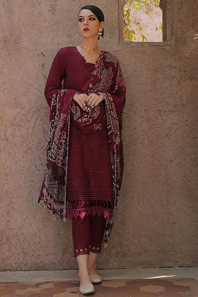 Bazaar Embroidered Chikankari Lawn Collection '23 By Nureh NDS-80