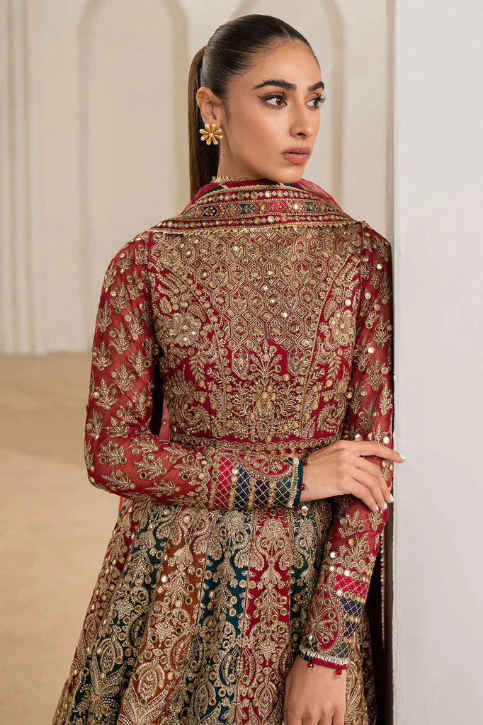 Wedding Formals Unstitched Collection '24 By Jazmin EMBROIDERED CHIFFON UC-3025