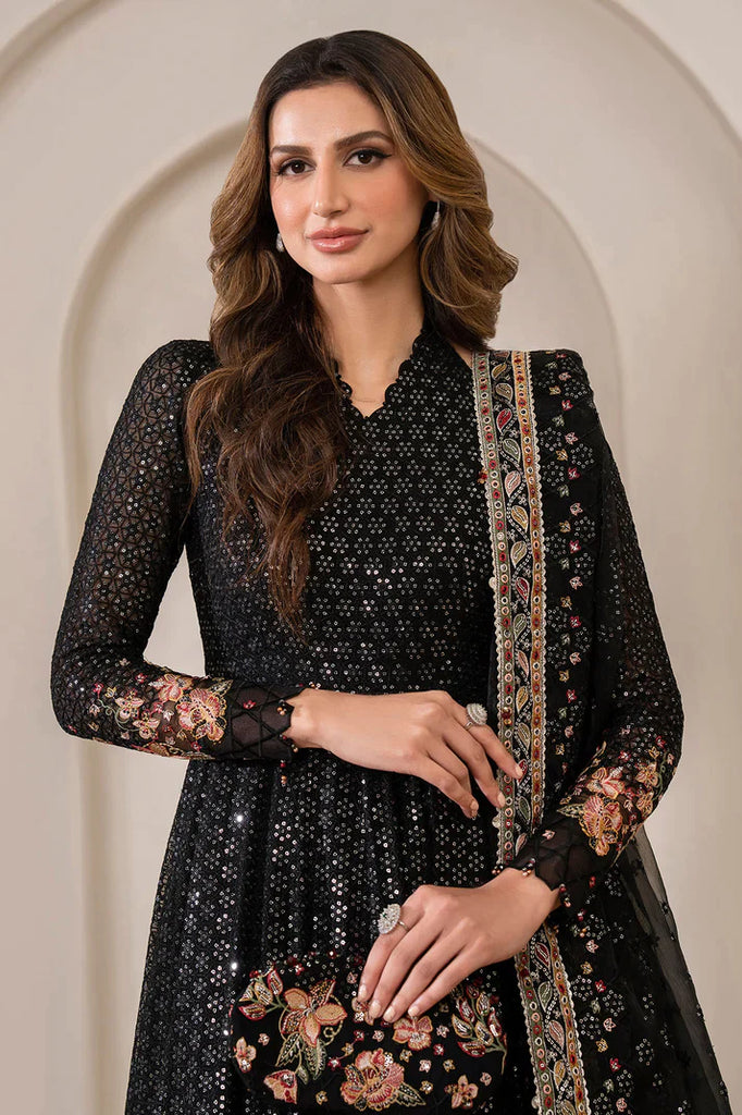 Wedding Formals Unstitched Collection '24 By Jazmin EMBROIDERED CHIFFON UC-3030
