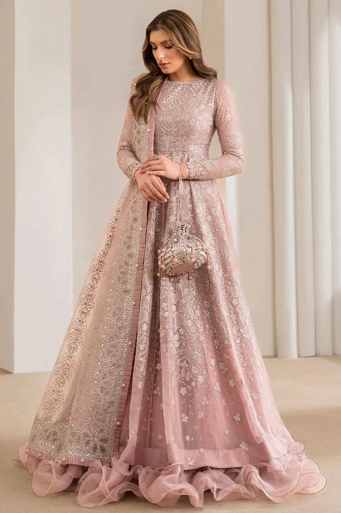 Wedding Formals Unstitched Collection '24 By Jazmin EMBROIDERED CHIFFON UC-3024