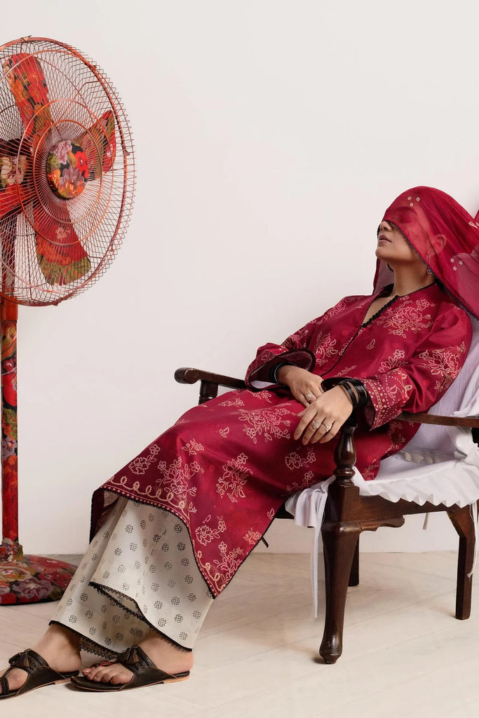 Coco Prints Collection '24 By Zara Shahjahan GULAB-D5