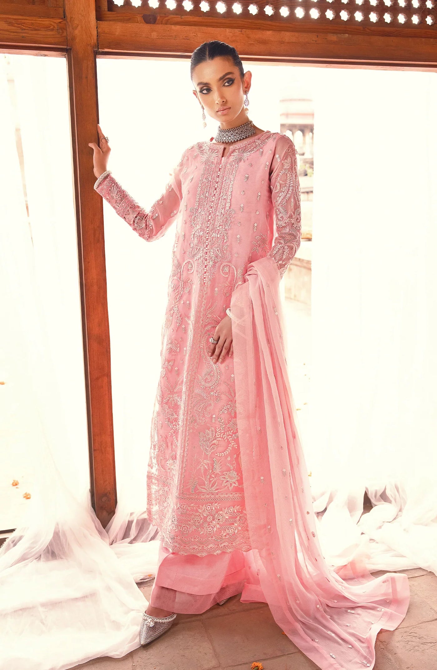 Khoobsurat Formals Collection '23 By Maryum N Maria Luxury Formal - Crystal Rose (MS23-543)